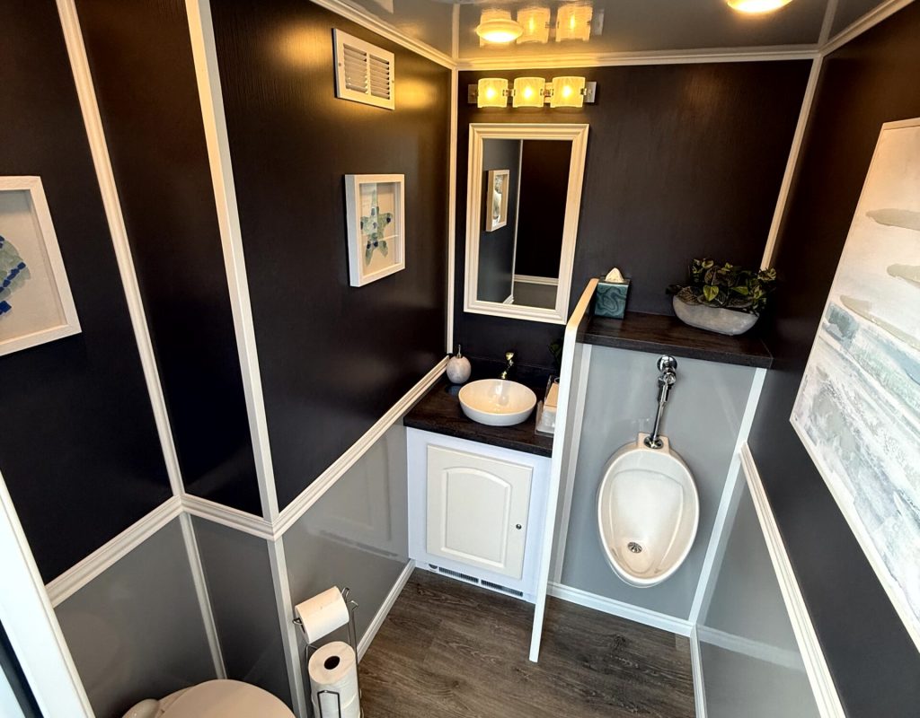 Luxury portable restroom rental in San Marcos CA