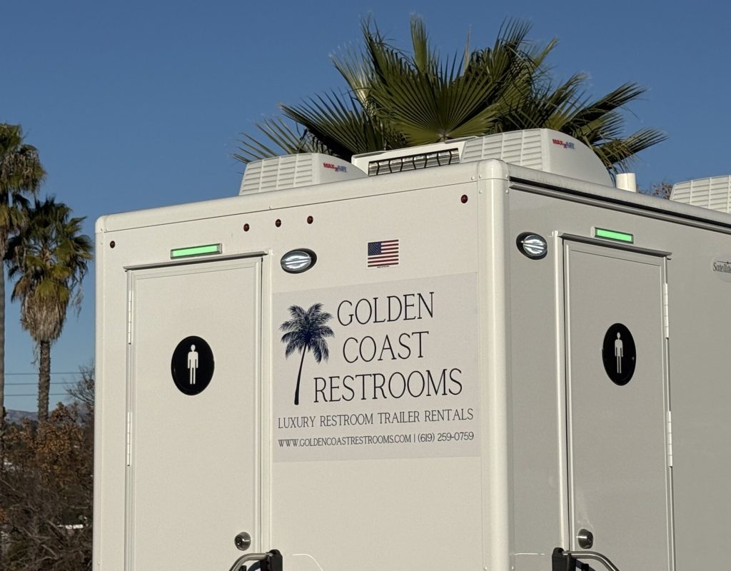 Luxury portable restroom rental in San Marcos CA