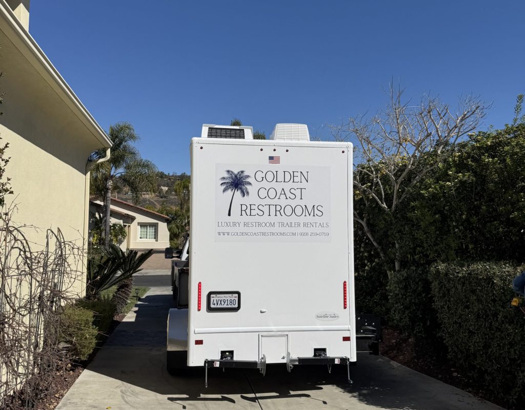 High quality luxury porta potty rental for corporate event