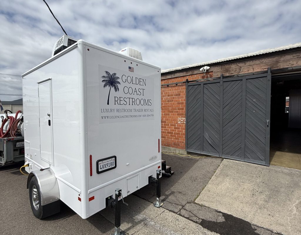 Golden Coast Restrooms providing elegant portable restroom rentals Santee, CA